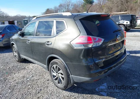 2015 Nissan Rogue Sl z USA, uszkodzony, nr VIN 5N1AT2MV7FC876130